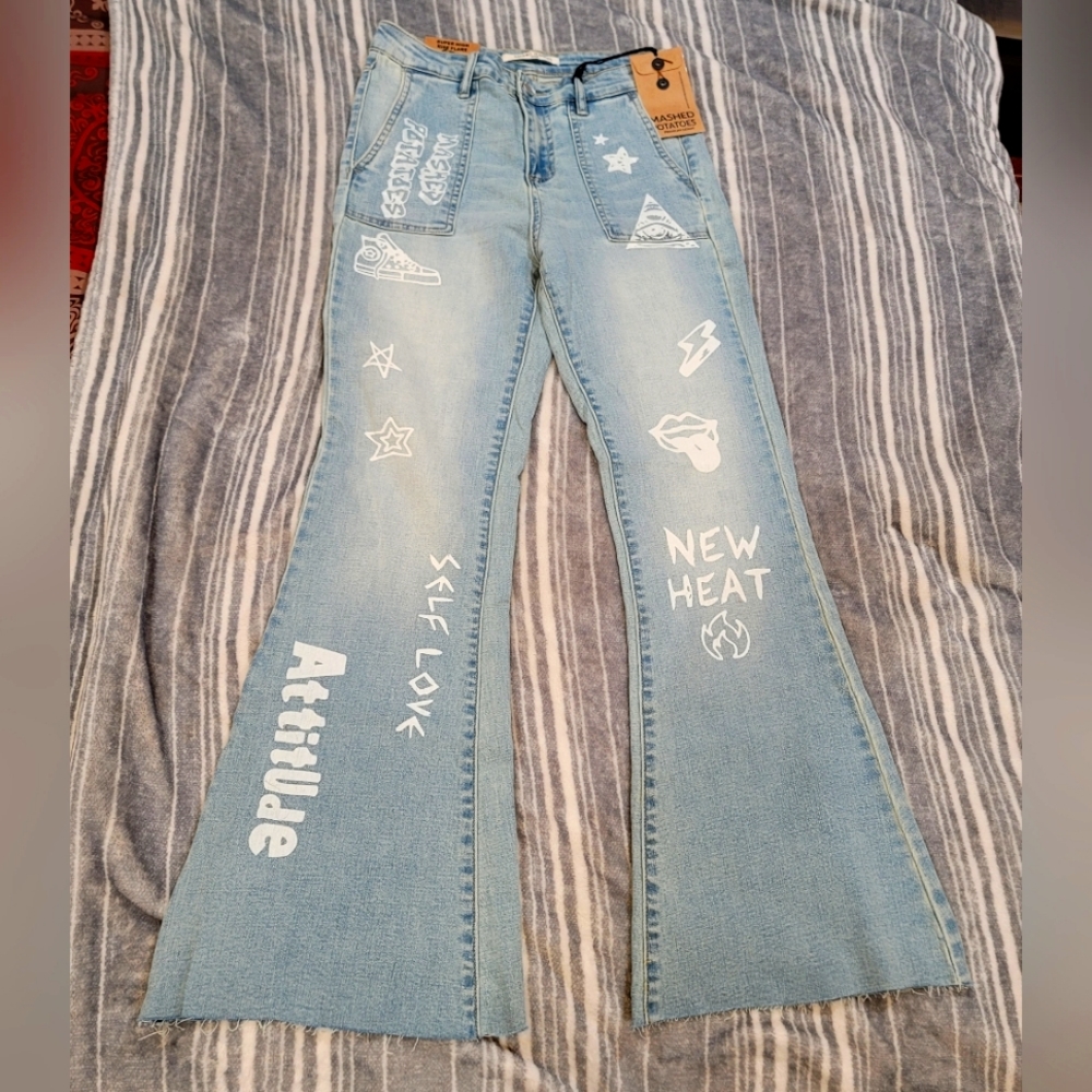 New womens blue jeans